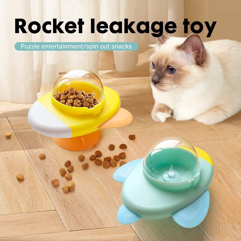 Dog Treat Puzzle Toy - Cat Interactive Toys Rotatable Cat Dog
