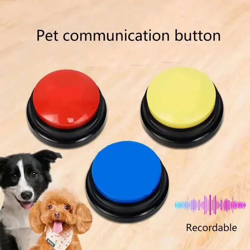 Interactive Cat Toy - 2026 Recordable Talking Pet Button Voice