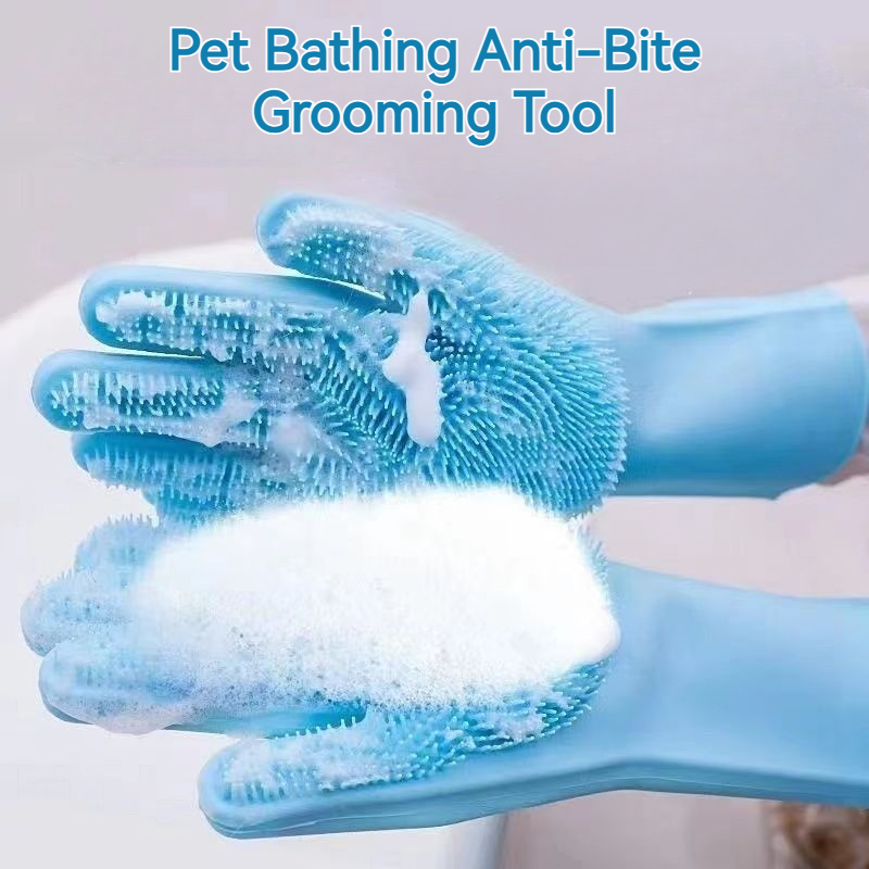 Pet Supplies Dog Wash - Pet Bathing Glove Anti Scratch Anti