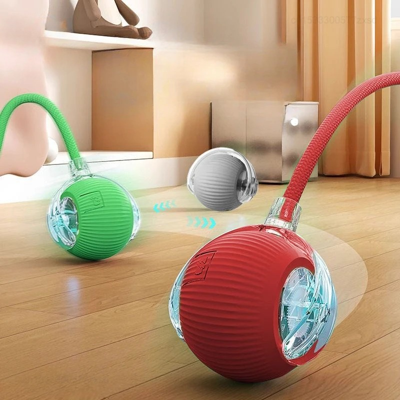 Interactive Cat Toy - Cat Interactive Ball Toy Automatic Rolling