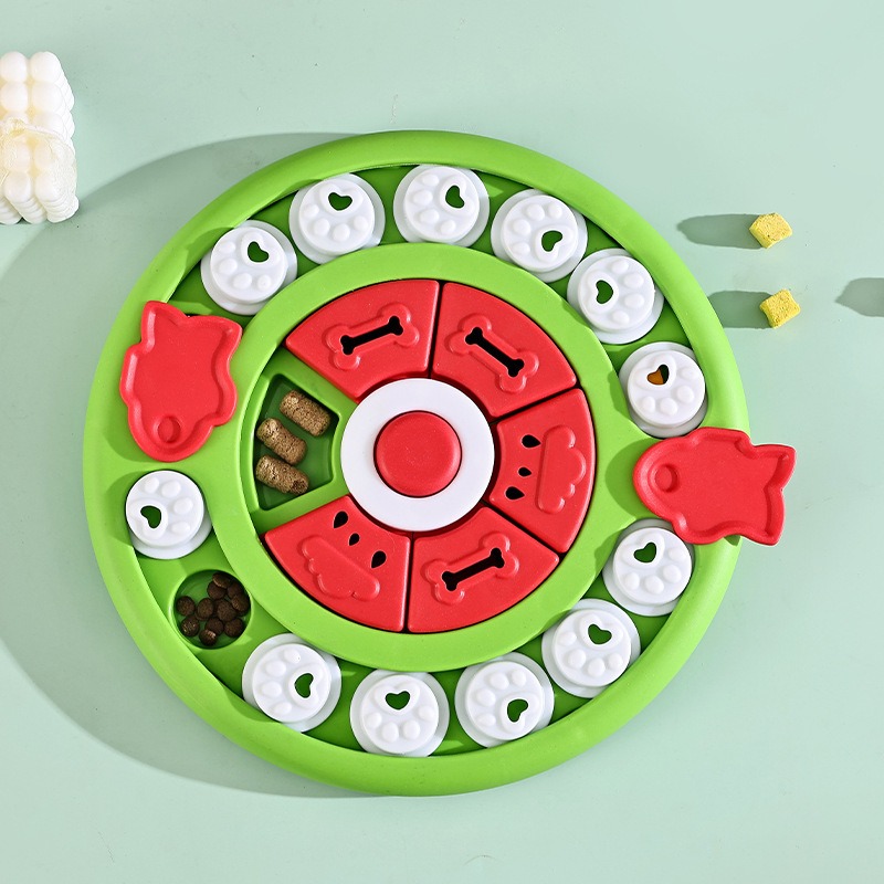 Pet Cat Dog Slow Food Bowl Puz - Dog Treat Puzzle Toy review and price
