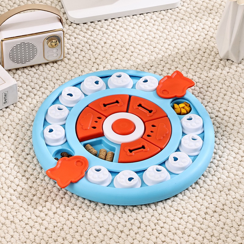 Pet Cat Dog Slow Food Bowl Puz - Dog Treat Puzzle Toy review and price