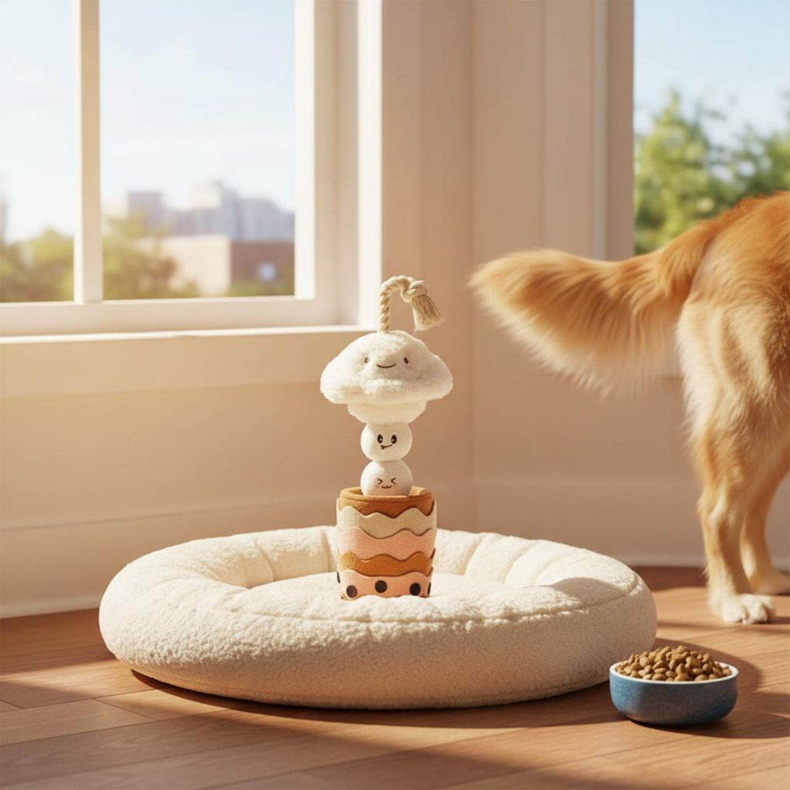 Interactive Dog Tug Toy Squeak - Pet Supplies Young review and price
