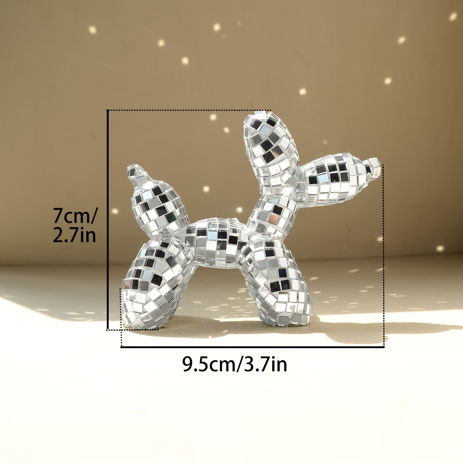 1pc Disco Mirror Balloon Puppy - Pet Supplies Warehouse review and price