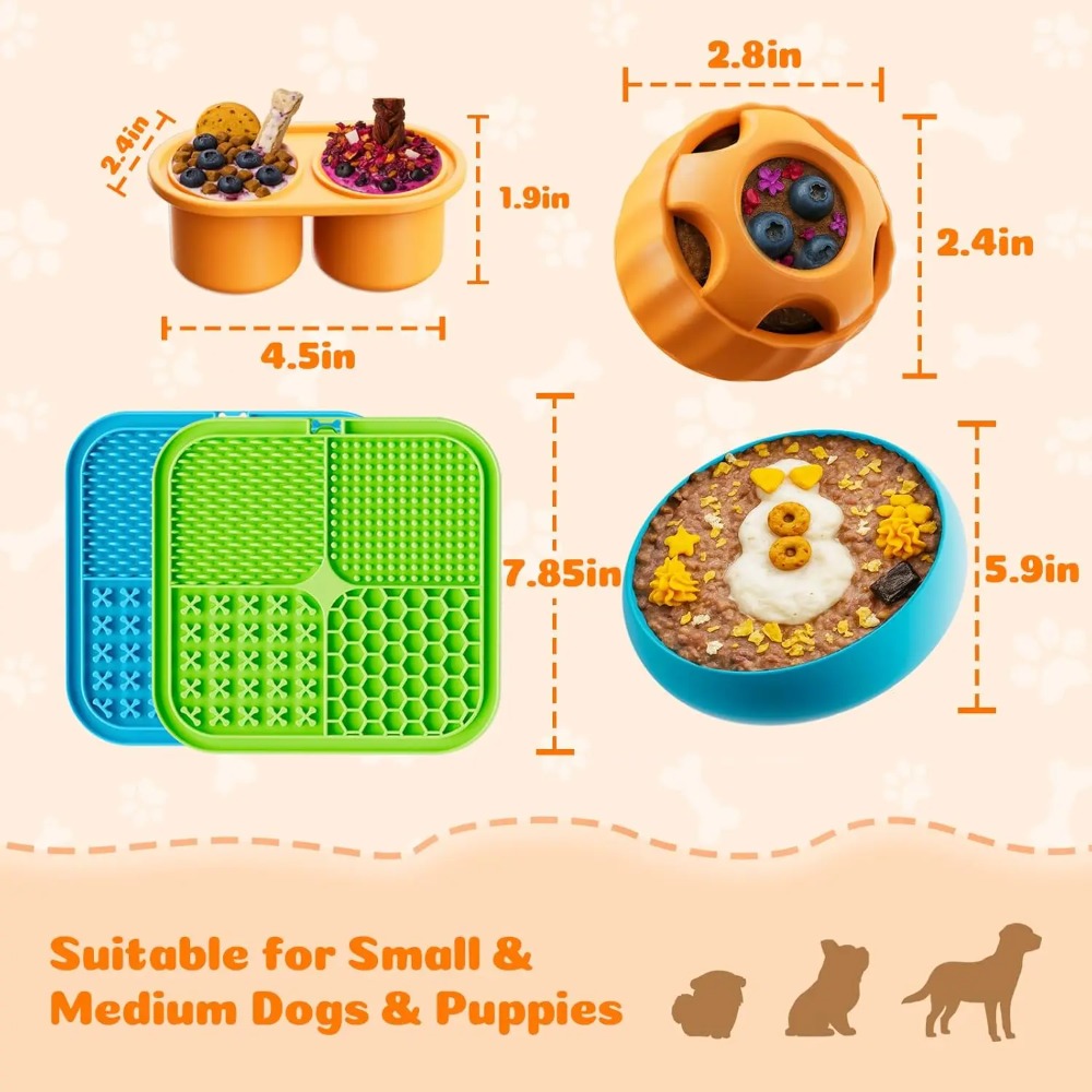 Dog Enrichment Toys 6 Pack Lic - Dog Treat Puzzle Toy review and price