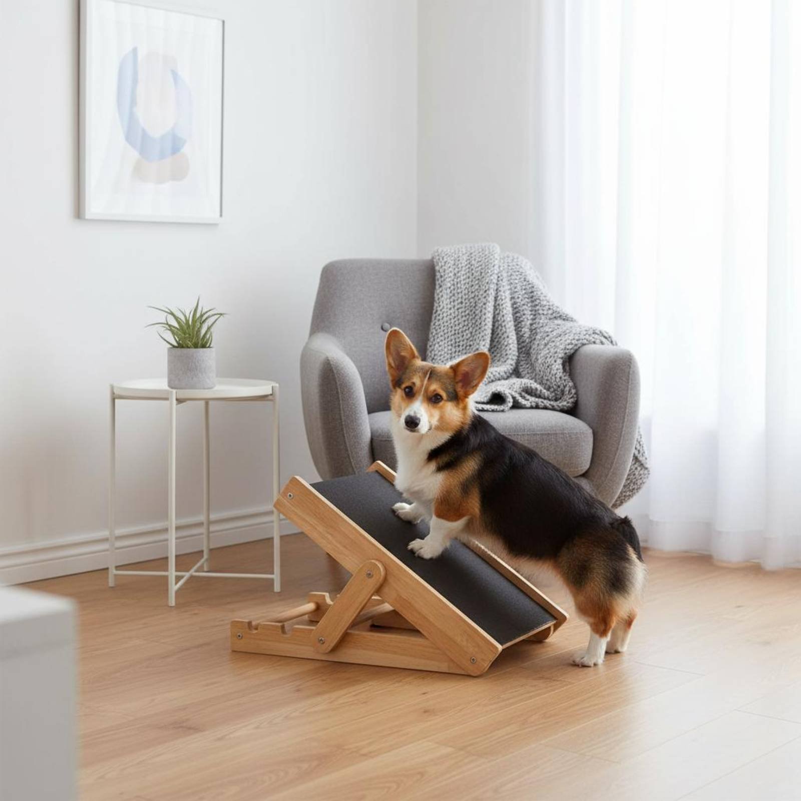 Wooden Dog Scratching Ramp Gen - Pet Supplies Young review and price