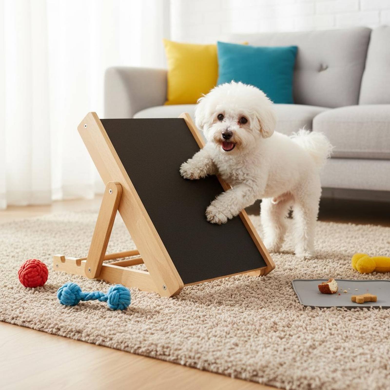 Wooden Dog Scratching Ramp Gen - Pet Supplies Young review and price
