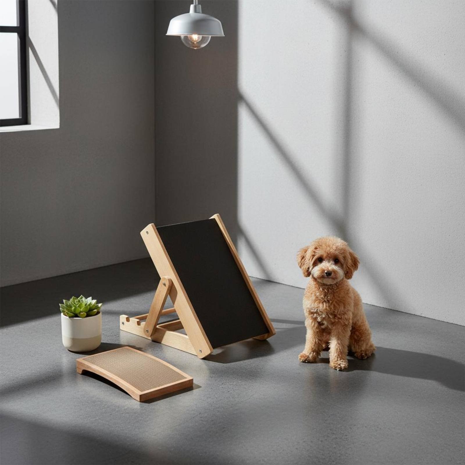 Wooden Dog Scratching Ramp Gen - Pet Supplies Young review and price