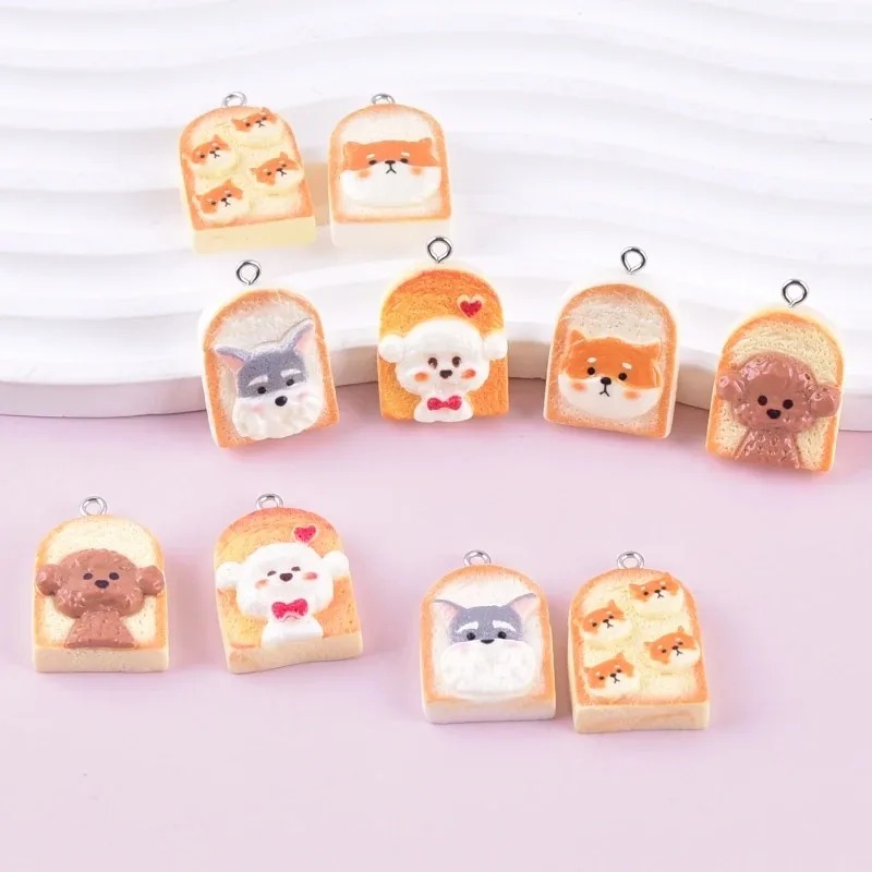 10Pcs Cute Toast Dog Resin Pen - Pet Supplies Warehouse review and price