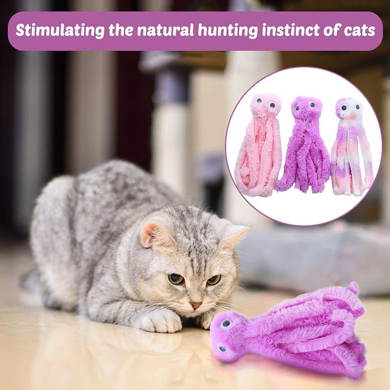 Cute octopus cat toys for kitt - Pet Supplies Young review and price