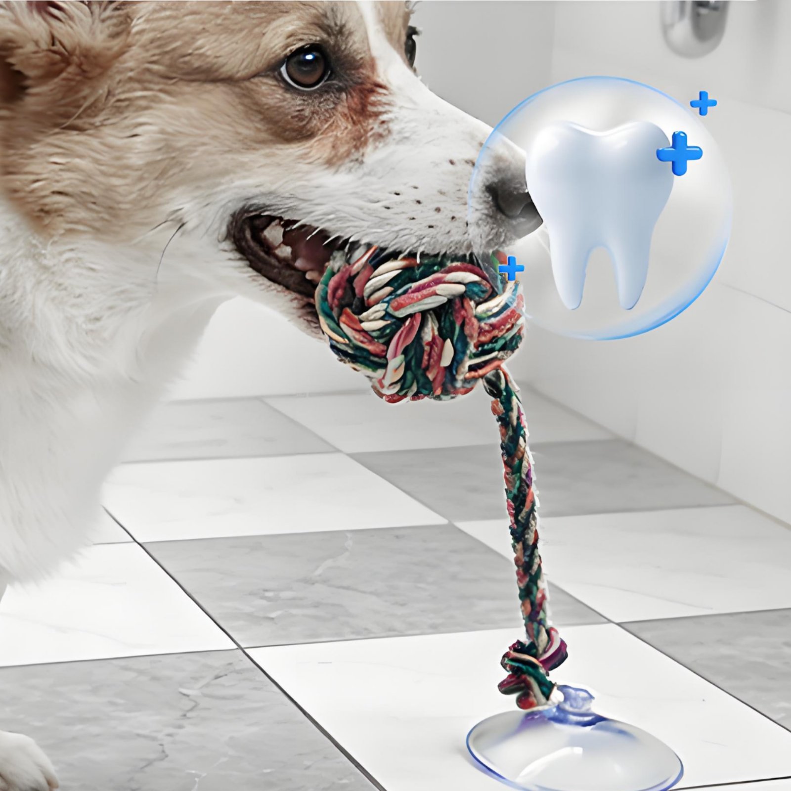 Suction Disc Dog Toy Gnaw Resi - Pet Supplies Young review and price