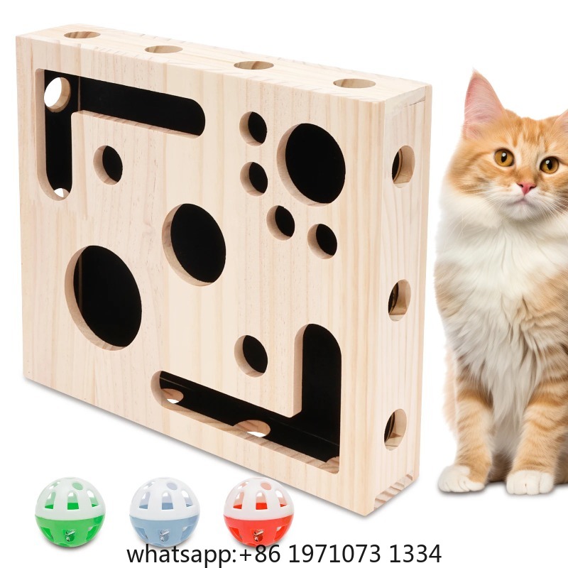 Cat Nail File Box Toy with Bel - Interactive Cat Toy review and price