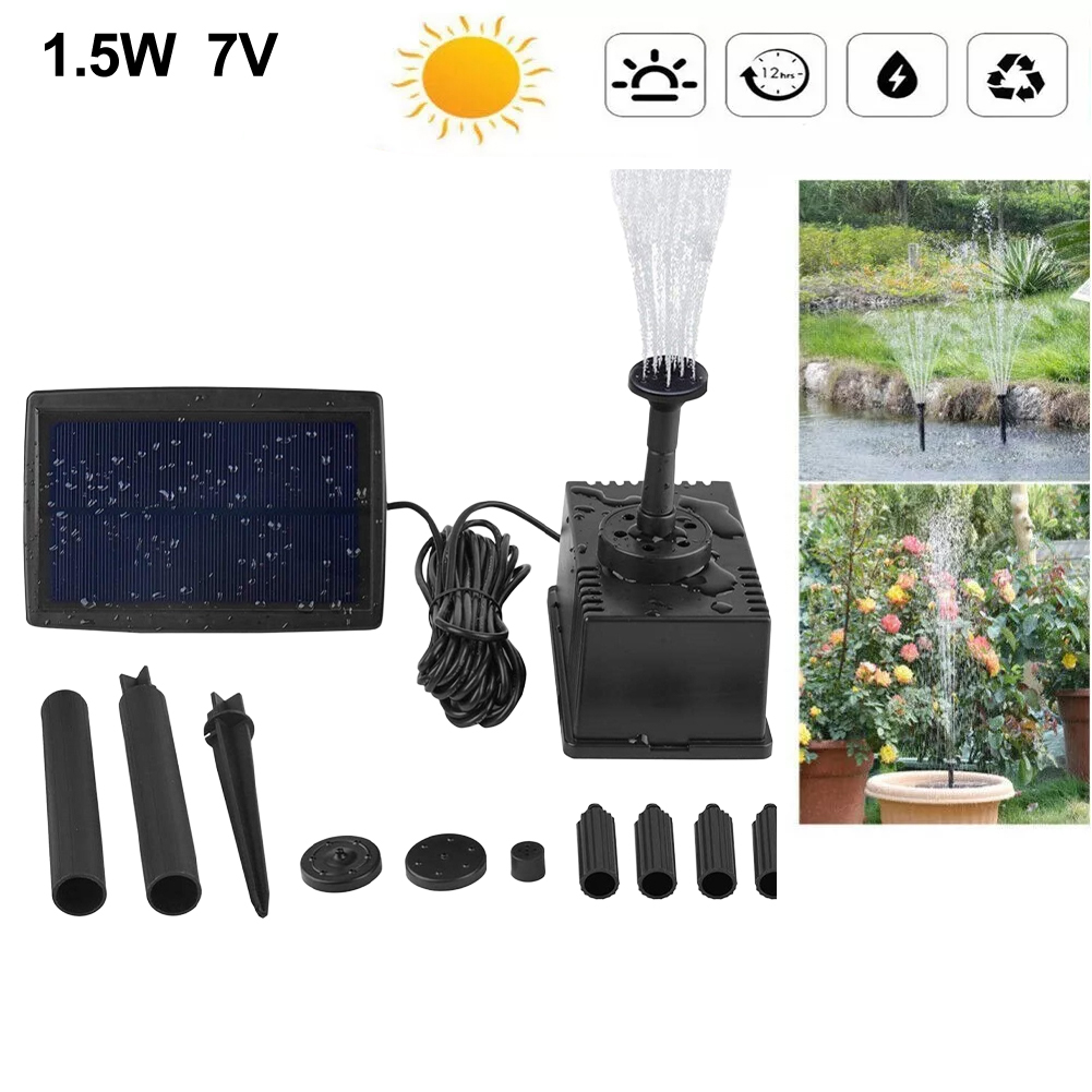 1.5W 7V Solar Fountain Pump Wi - Fish Tank Filter Pump review and price