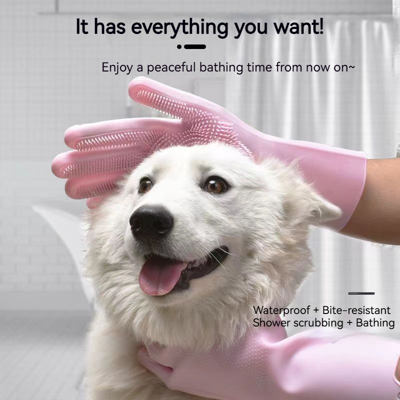Pet Bathing Glove Anti Scratch - Pet Supplies Dog Wash review and price