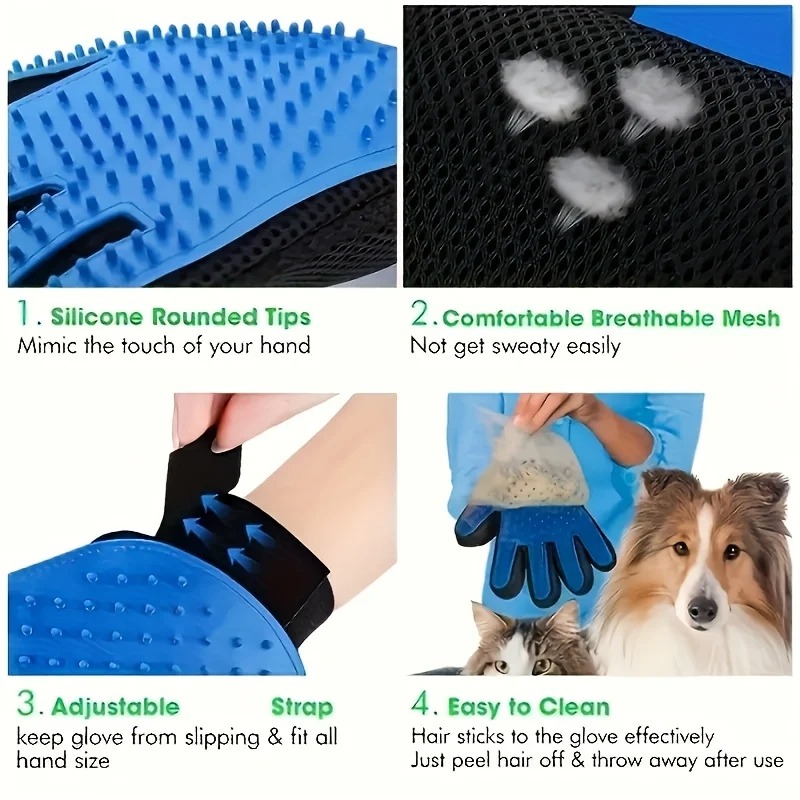 Pet Hair Glove Comb Pet Dog Ca - Pet Supplies Warehouse review and price