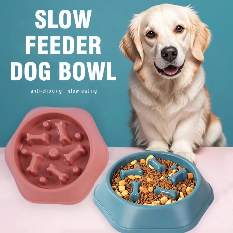 1Pc Slow Feeder Dog Bowl Anti- - Dog Treat Puzzle Toy review and price